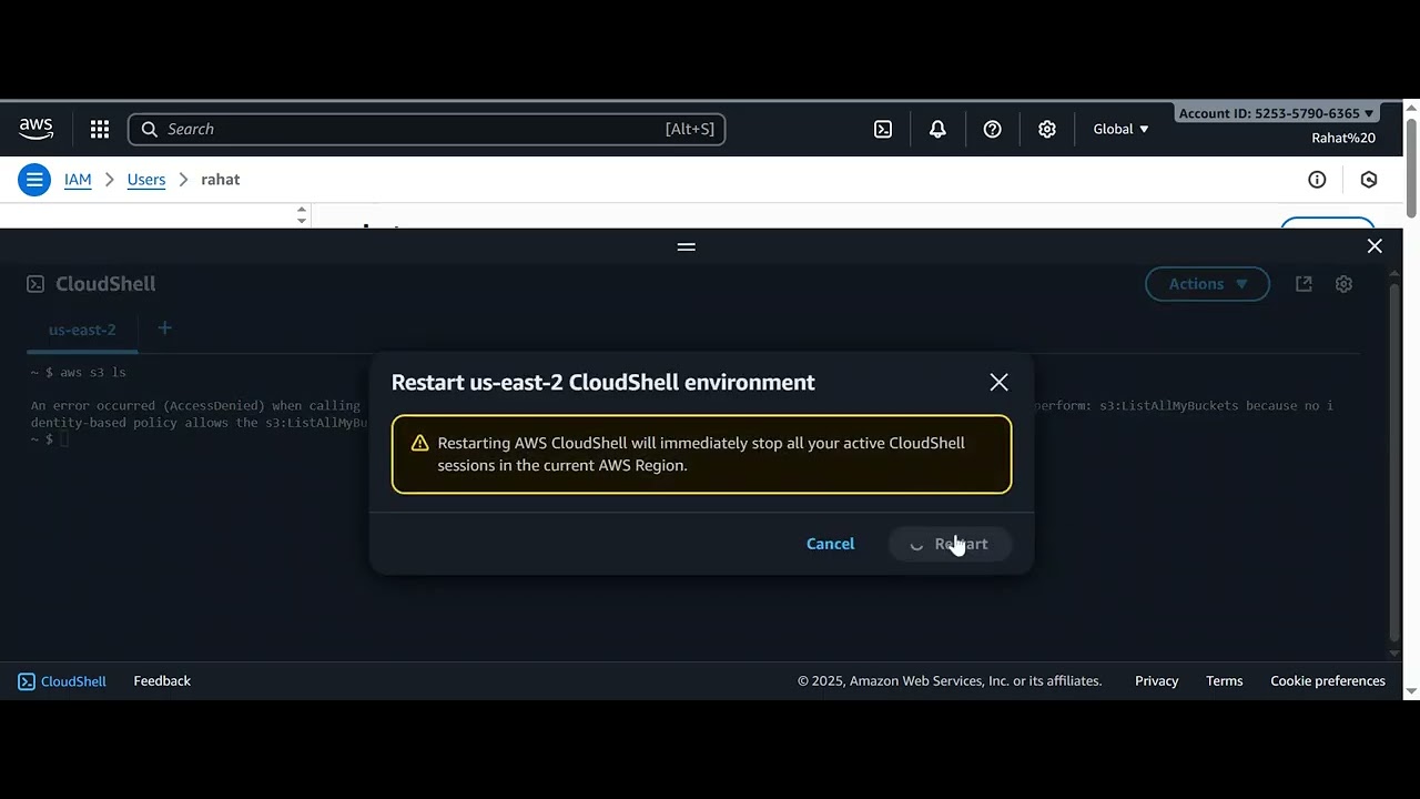 AWS CloudShell for browser-based CLI access