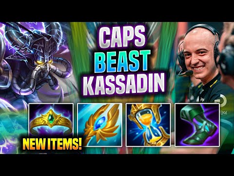 CAPS IS A BEAST KASSADINWITH NEW ITEMS! - G2 Caps Plays Kassadin MID vs Akali! | Preseason 2022