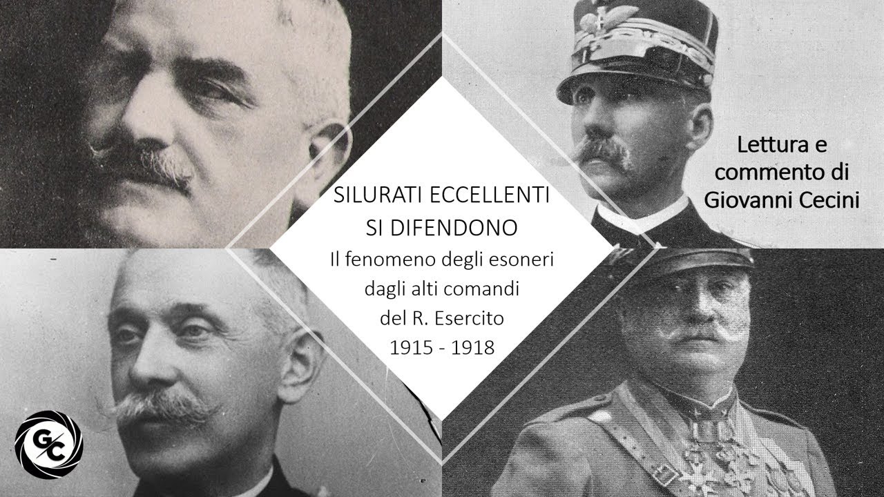 Watch Now SILURATI ECCELLENTI SI DIFENDONO - Il fenomeno degli esoneri dai comandi del R. Esercito 1915 - 1918 SILURATI ECCELLENTI SI DIFENDONO - Il fenomeno degli esoneri dai comandi del R. Esercito 1915 - 1918