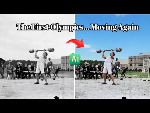 The First Olympics in Motion – 1896 Athens Recreated with AI Animation
