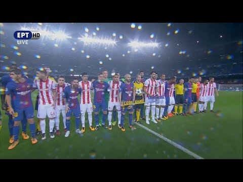 ⚽️ Μπαρτσελόνα - Ολυμπιακός 3-1 Highlights (CL) {18.10.2017}