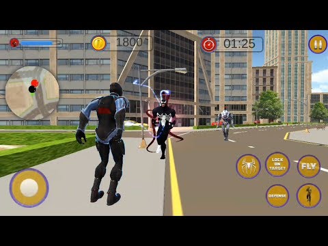 Black Spider Robot Hero | Spider Hero Vs Incredible Robot - Android GamePlay