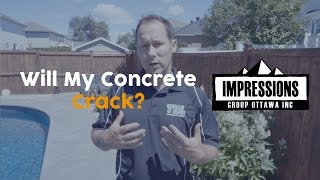 Will my concrete crack?
