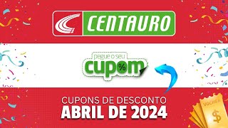 CUPONS DE DESCONTO CENTAURO ABRIL 2024 | Cupons e promoções aniversário da Centauro ??️
