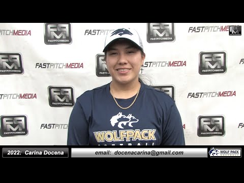 2022 Carina Docena Power Hitting Middle Infielder Softball Skills Video - Lady Wolfpack