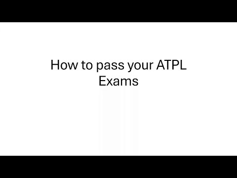 How To Pass Your ATPL Exams