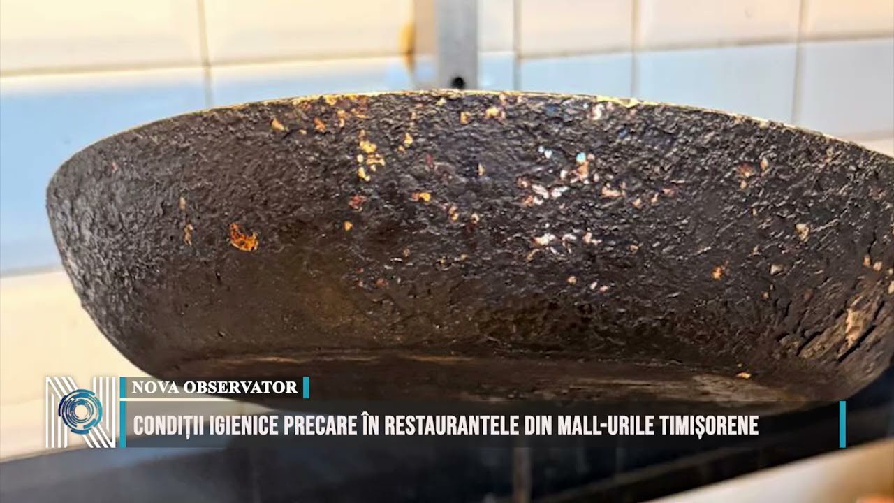 Condiții igienice precare în restaurantele din mall-urile timișorene