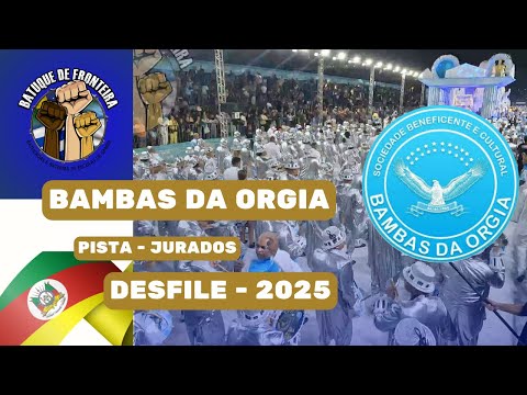 BAMBAS DA ORGIA - PISTA - JURADO | carnaval de PORTO ALEGRE AO VIVO.