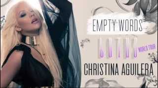 Christina Aguilera - Empty Words (Live Version)