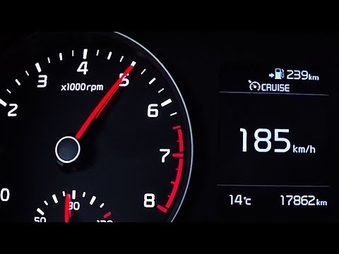 2018 Kia Rio 1.0 T-GDI 120 Platinum 0-100 kmh kph 0-60 mph Tachovideo Beschleunigung Acceleration