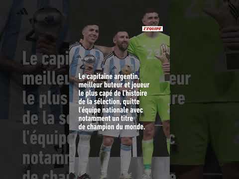 🇦🇷 Lionel Messi met un terme à sa carrière internationale #argentine #messi #fcbarcelona