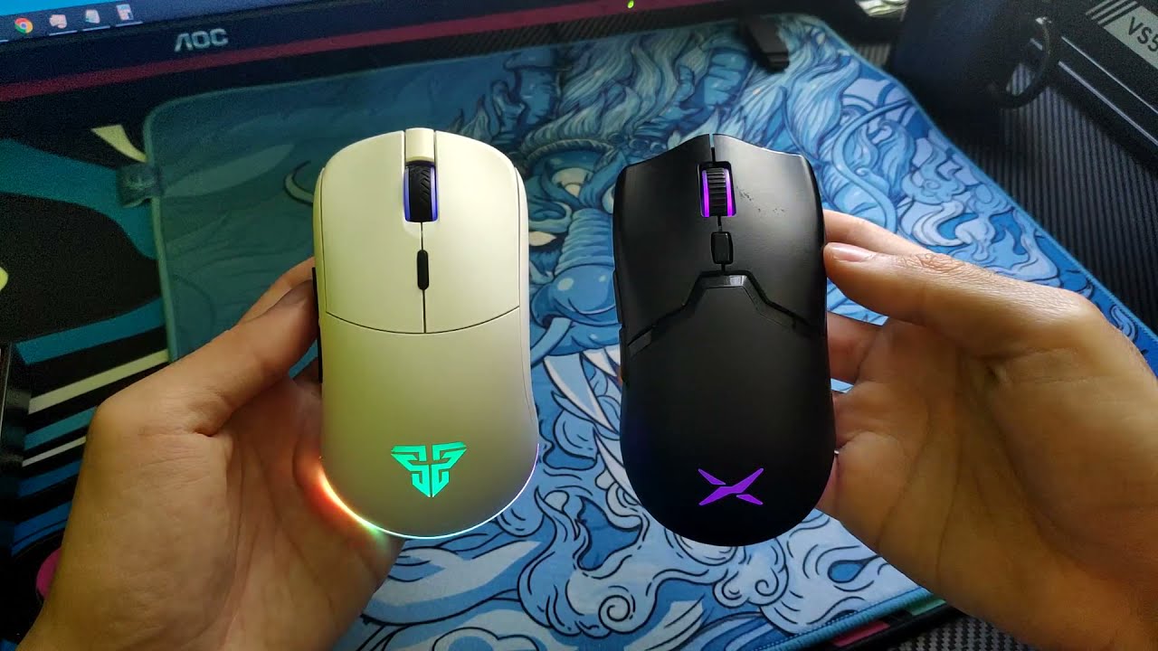 Helios xd3 vs Delux m800 Comparação dos dois melhores mouses sem fio do aliexpress
