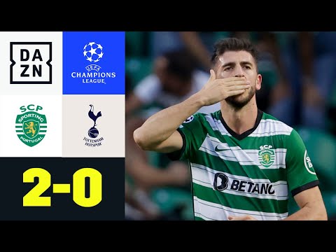 Last-Minute Doppelschlag! Lissabon gewinnt: Sporting - Tottenham 2:0 | UEFA Champions League | DAZN