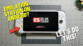 Emulation Station On Android with Logitech G Cloud