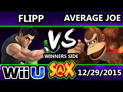 S@X 130 - Flipp (Little Mac, Mario) Vs. Average Joe (Donkey Kong) SSB4 - Smash Wii U - Smash 4
