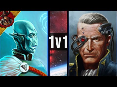 Imperial Navy vs Tau | 1v1 | Battlefleet Gothic Armada 2