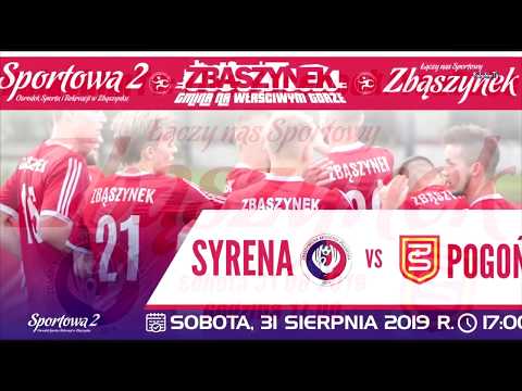 ZAP Syrena Zbąszynek Pogoń Świebodzin 31 08 2019 skrót meczu