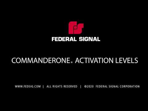 Commanderone Activation Levels Tutorial