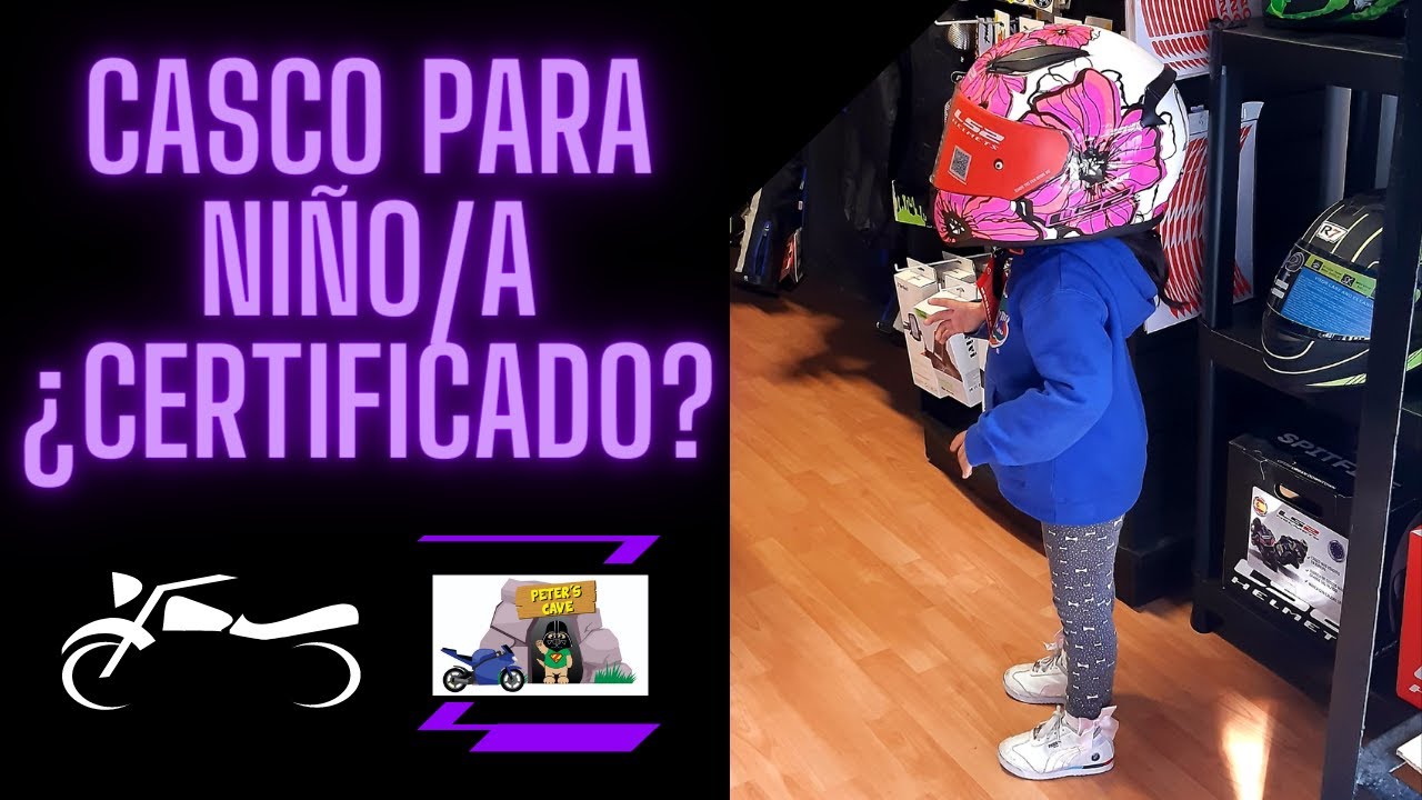 Casco Certificado para Niño o Niña