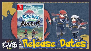 Pokémon Release Dates Revealed - Legends & Gen 4 Remakes Coming 2 Months Apart!