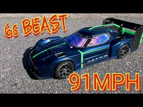 91 MPH Arrma Vendetta 6s Speed Run