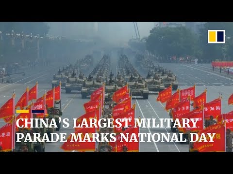 China's largest military parade marks National Day