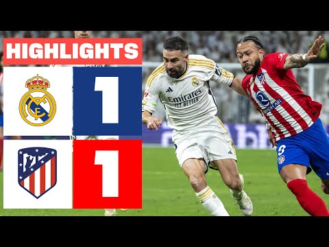 Resumen de Real Madrid vs Atlético Jornada 23