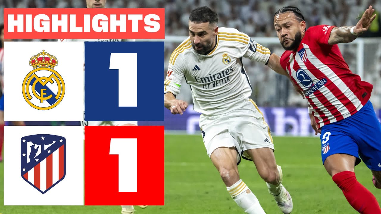 Real Madrid vs Atlético Madrid highlights