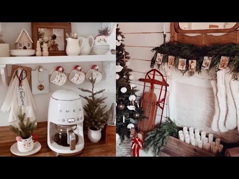 Christmas Home Tour : Antique Farmhouse Style Home Tour that Will Leave You Inspired! - Music Only -