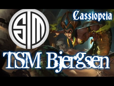 TSM Bjergsen CASSIOPEIA vs Lulu Mid Lane - League of Legends Ranked Game North America