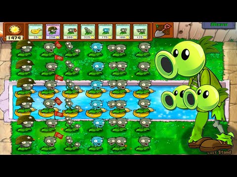 Plants vs Zombies Mod ZomPlants vs Zombotany - All Pea ZomPlants VS All ZomBotany 2