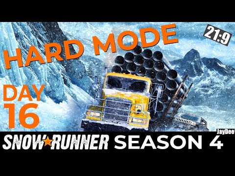 HARD MODE Tag #16 - Upgrade-Jagd mit dem Scout 800 (Michigan) ★ SNOWRUNNER Deutsch