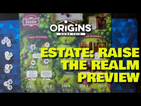 Estate: Raise the Realm looks to be a satisfying worker-placement/engine builder this fall