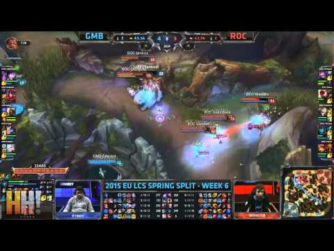 4. Gambit Gaming vs ROCCAT - Highlights - EU LCS Spring 2015 W6D2