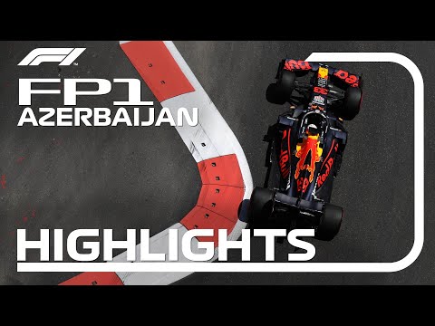 F1 アゼルバイジャンGP 市街地コースで行われるあアゼルバイジャンのFP1ハイライト動画
