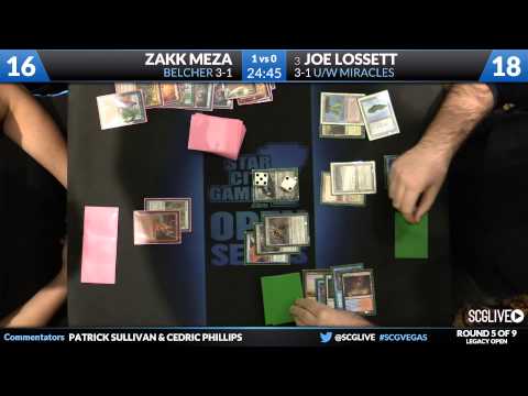 SCGVEGAS - Legacy - Round 5 - Joe Lossett vs Zakk Meza [Magic: the Gathering]