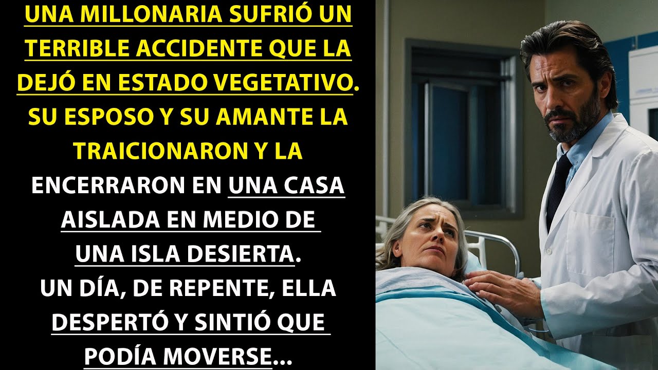 El marido empezó a dividir la herencia de la millonaria después de dejarla en estado vegetativo...