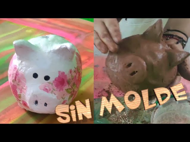 Vídeo relacionado con CERÁMICA RAMBLEÑA | Hucha Cerdito de Barro Rojo Tradicional | Hucha Infantil | 100% Hecho a Mano | 22x13x15 cm
