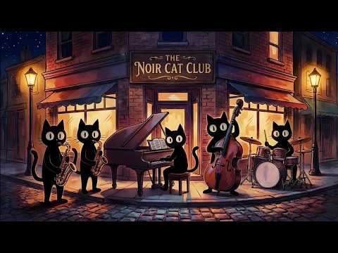 The Noir Cat Club Jazz: Stylish Groove to Boost Work Focus