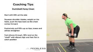 316. Dumbbell Hang Clean