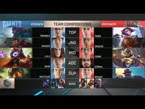 GIA vs HMA Highlights Game 4 - GIANTS vs Huma - 2016 EU Summer Promotion Tournament