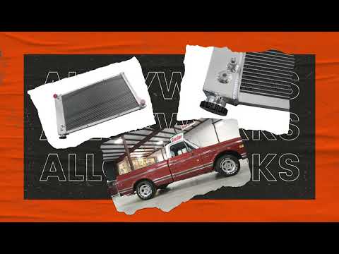 Chevy Pickup Truck El Camino Chevelle Camaro C-10 Radiator Alloyworks Auto Parts
