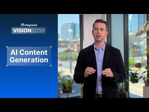 An Early Look at AI-Native Learning Experiences in Degreed