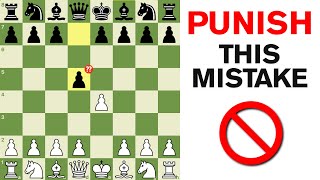 PUNISH the Most COMMON MISTAKE in CHESS😱❌