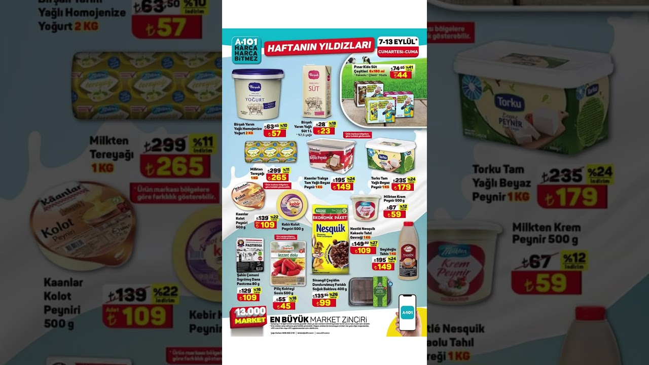 A101 7 - 14 Eylül 2024 Aktüel Ürünler Kataloğu  Hafta Sonu İndirimleri 🛒