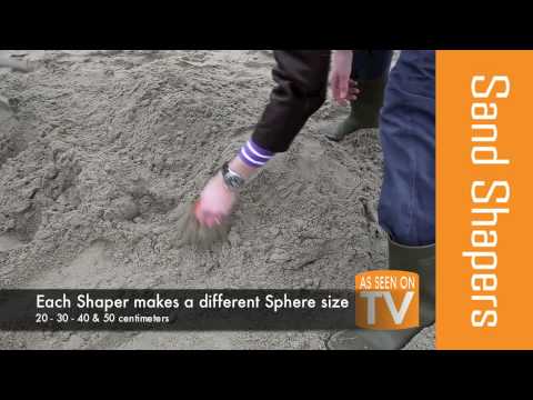 Vorschau: WillySpheres Sand Shapers für Kinder 4 Stück