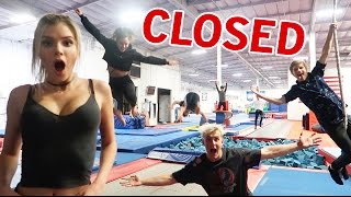 OVERNIGHT SUPER TRAMPOLINE PARK OBSTACLE COURSE CHALLENGE AND TRICKS