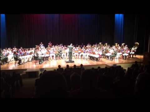 Exibição da Banda do Exército no Teatro POUPEX