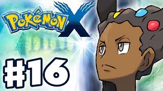 Pokemon X and Y - Gameplay Walkthrough Part 16 - Grant Gym Leader Battle (Nintendo 3DS)