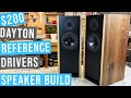 Dayton Audio Reference Series Speaker Build DIY 200 Drivers Deep Bass Hi Fi Elegante Speakers